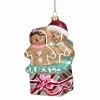 Flash Sale 🤩 Metallic Ornaments Northlight 4.5 In. Glittered Gingerbread Man And 🧨 Woman Glass ❄ Christmas Ornament ✨ -Christmas Ornaments Shop masterGORD3540