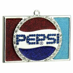 Budget ⌛ Multicolored Ornaments Northlight 3 In. Decorative Silver Plated Pepsi Globe Logo 🌟 Christmas Ornament ⭐
