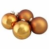 Wholesale 👏 Metallic Ornaments Northlight Glass Ball Christmas Ornament - Set Of 4 💯 -Christmas Ornaments Shop masterGORD3830