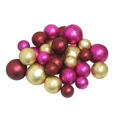 Flash Sale 💯 Red Ornaments Colonial Mills Shatterproof Ball Ornaments - Pack Of 27 ✨
