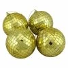 Promo 👏 Yellow Ornaments Northlight 4 In. Mirrored Disco Ball ❄ Christmas Ornaments 🛒