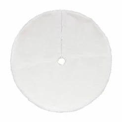 Cheap ✔️ Christmas Tree 🔔 Skirts & Collars Dyno 48 In. Faux Fur Christmas Tree Skirt ❤️