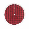 Best Pirce 👏 Christmas Tree Skirts & Collars Dyno 48 In. Plaid Christmas Tree Skirt 😉 -Christmas Ornaments Shop masterGORD4394