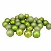 Discount 👍 Green Ornaments Northlight 3.25 In. 4 Finish Shatterproof Christmas Ball Ornament - Set Of 32 😍 -Christmas Ornaments Shop masterGORD4450