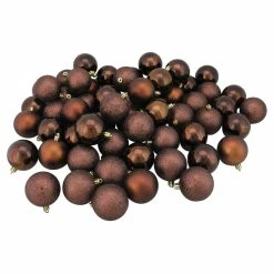 Buy 😉 Pink Ornaments Northlight Shatterproof 4 Finish ❄ Christmas Ball Ornaments - Set Of 60 🛒