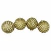 Best reviews of 😍 Yellow Ornaments Northlight 4 In. Glitter Flake Glass Ball Ornament - Set Of 4 🌟 -Christmas Ornaments Shop masterGORD4721