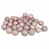 Brand new 👏 Pink Ornaments Northlight 32 Piece 3.25 In. Shatterproof 4 Finish Ball Ornament Set ❤️ -Christmas Ornaments Shop masterGORD4738