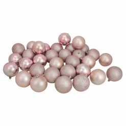 Brand new 👏 Pink Ornaments Northlight 32 Piece 3.25 In. Shatterproof 4 Finish Ball Ornament Set ❤️