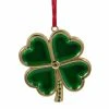 Top 10 👍 Yellow Ornaments Northlight 4 Leaf Clover Christmas Ornament With European Crystal Accents ✔️