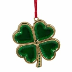 Top 10 👍 Yellow Ornaments Northlight 4 Leaf Clover Christmas Ornament With European Crystal Accents ✔️