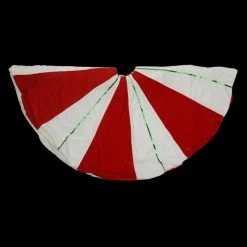 Discount ✔️ Christmas Tree Skirts & Collars Northlight 48 In. Peppermint Twist ❄ Christmas Tree Skirt ⌛