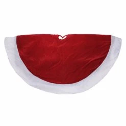 Deals ⌛ Christmas Tree 🤩 Skirts & Collars Northlight 60 In. Traditional Velveteen Christmas Tree Skirt 👏