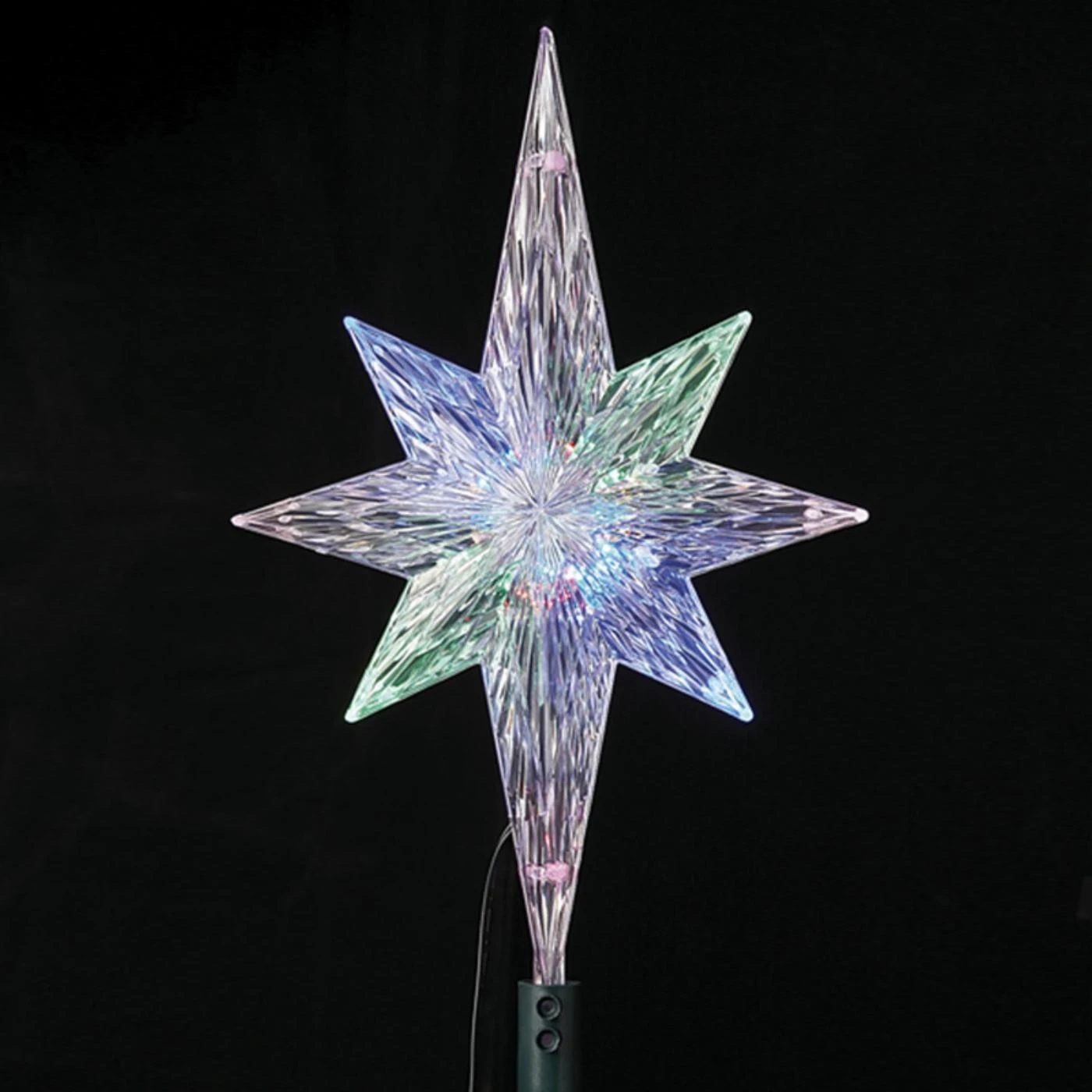 New 😀 Kurt S Adler 😀 Christmas Tree Toppers LED Light Polar Star Tree Topper ❤️ 3 New 😀 Kurt S Adler 😀 Christmas Tree Toppers LED Light Polar Star Tree Topper ❤️