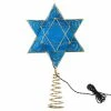 Best Pirce ⭐ Kurt S Adler Christmas Tree Toppers Kurt Adler 13 In. Battery-Operated Hanukkah Tree Topper 🌟 -Christmas Ornaments Shop masterKSA1335