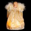 Brand new 🎉 Kurt S Adler Christmas Tree Toppers Ivory Angel With Candles Treetopper 😍 -Christmas Ornaments Shop masterKSA144