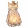Buy ✔️ Kurt S Adler ❄ Christmas Tree Toppers Kurt Adler 10 In. Gold / Ivory Angel Tree Topper 🥰 -Christmas Ornaments Shop masterKSA1562