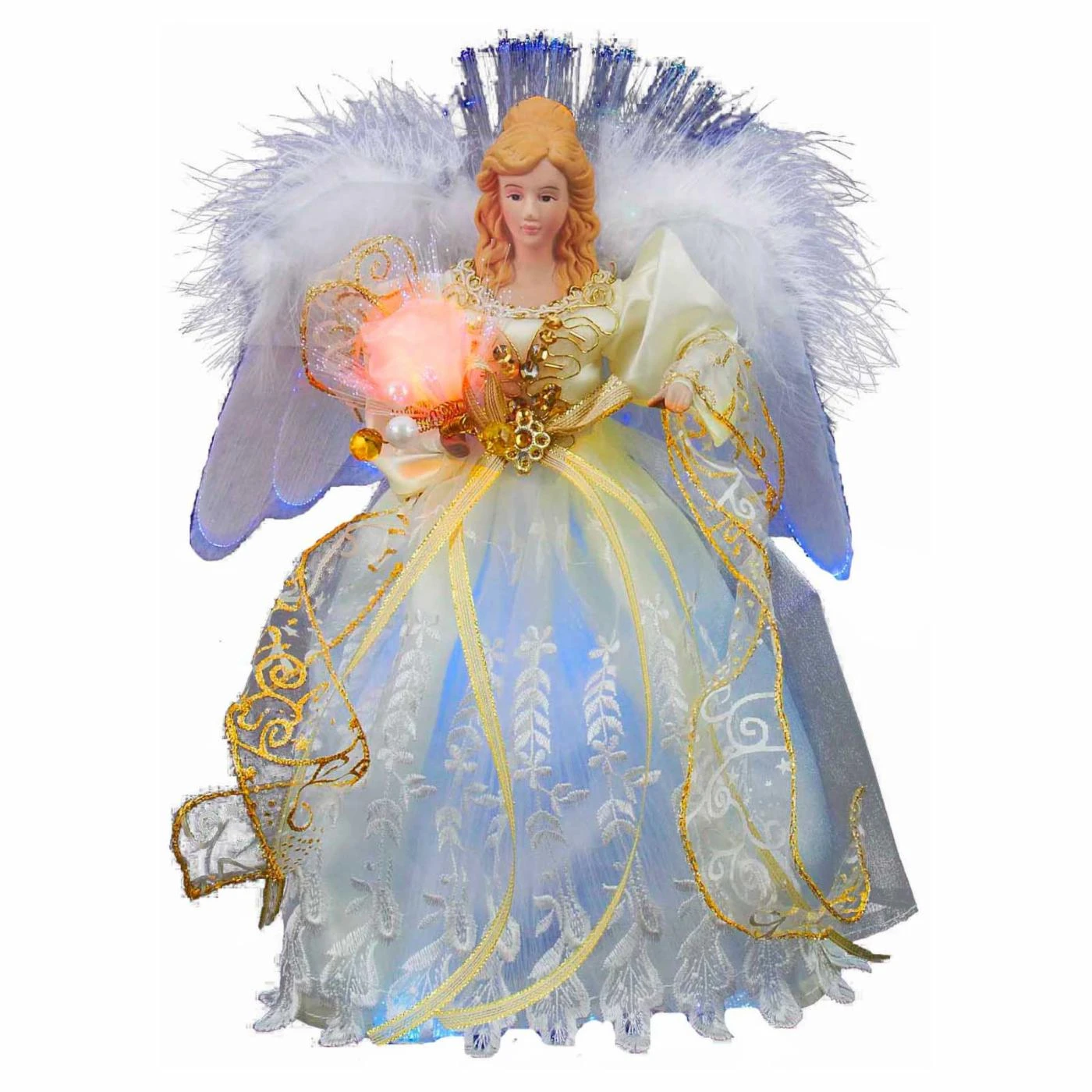 Discount π Kurt S Adler Christmas Tree Toppers Kurt Adler 12 In. LED Angel Tree Topper π― 3 Discount π Kurt S Adler Christmas Tree Toppers Kurt Adler 12 In. LED Angel Tree Topper π―