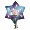 Cheapest ✔️ Kurt S Adler 💯 Christmas Tree Toppers Kurt Adler 8.5 In. Capiz Star Of David Tree Topper 🔔 -Christmas Ornaments Shop masterKSA1614