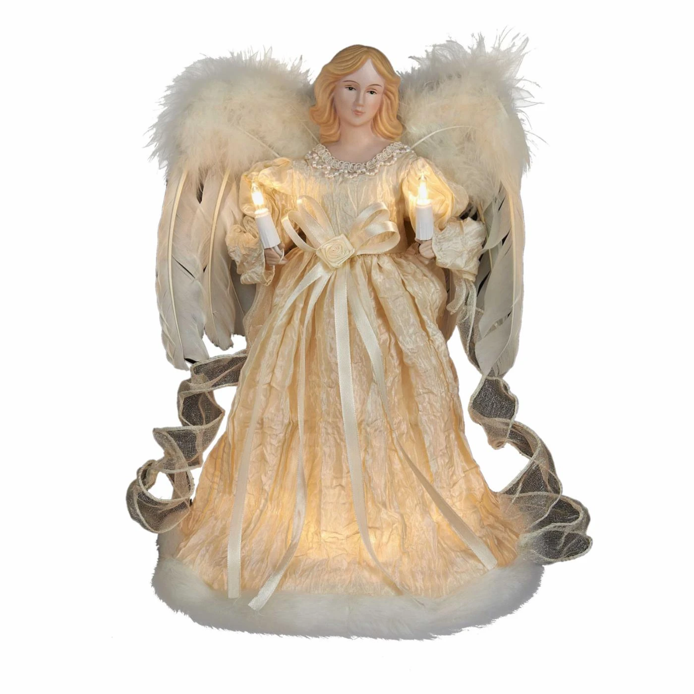 Best Sale ๐ Kurt S. Adler โ๏ธ Christmas Tree Toppers Kurt Adler 12 In. 10 Light Ivory Angel Treetop โ 3 Best Sale ๐ Kurt S. Adler โ๏ธ Christmas Tree Toppers Kurt Adler 12 In. 10 Light Ivory Angel Treetop โ