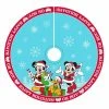 Buy ✨ Kurt S. Adler Christmas Tree Skirts & Collars Kurt Adler 48 In. Mickey And Minnie Print Satin Tree 🎉 Skirt ✔️ -Christmas Ornaments Shop masterKSA1943
