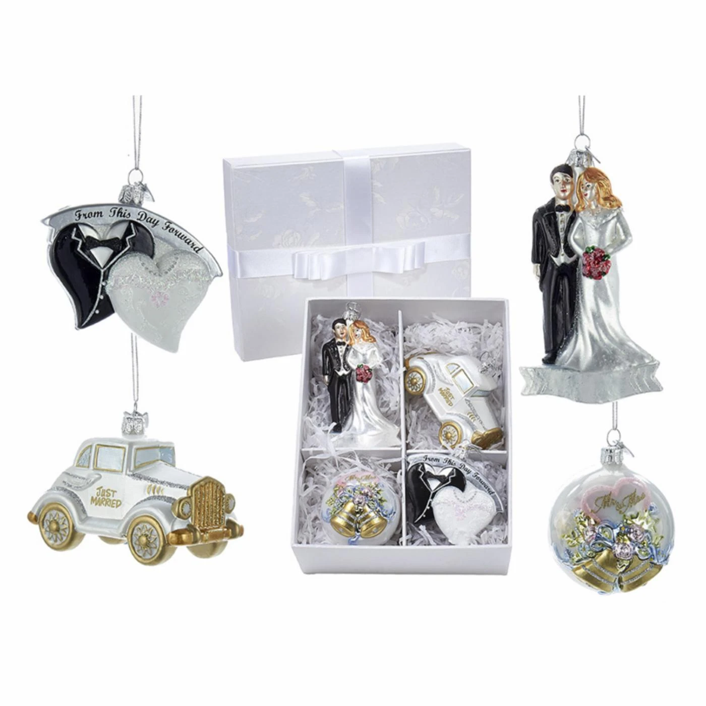 Flash Sale 🔥 Kurt S. Adler Yellow Ornaments Kurt Adler Noble Gems Wedding Ornament - Set Of 4 ⭐ 3 Flash Sale 🔥 Kurt S. Adler Yellow Ornaments Kurt Adler Noble Gems Wedding Ornament - Set Of 4 ⭐