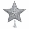 New ✔️ Kurt S. Adler 🧨 Christmas Tree Toppers Kurt Adler 13.5 In. Silver Star Tree Topper ✨