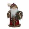 Top 10 ✨ Kurt S. Adler 🥰 Christmas Tree Toppers Kurt Adler 10 In. 10-Light Burgundy And Brown Santa Tree Topper 🎉 -Christmas Ornaments Shop masterKSA2158