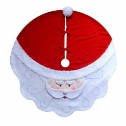 Deals 😍 Christmas Tree Skirts & Collars Kurt S. Adler 52 In. Santa Treeskirt 🎉
