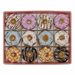 Wholesale ⭐ Multicolored Ornaments Kurt S. Adler 2.75 In. Donut Ornament - Set Of 12 ✨