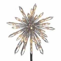 Best deal 🧨 Christmas Tree Toppers Kurt S. Adler UL 30-Light Crystal Snowflake Treetop ❤️
