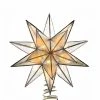 Promo 🤩 Christmas Tree Toppers Kurt S. Adler 10-Light 15-Point Gold Sputnik Capiz Treetop 🎉 -Christmas Ornaments Shop masterKSA2565