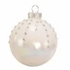 Best Pirce 🥰 White Ornaments Kurt S. Adler Pearl White Ball Ornaments - Set Of 6 ✨ 2 Best Pirce 🥰 White Ornaments Kurt S. Adler Pearl White Ball Ornaments - Set Of 6 ✨ -Christmas Ornaments Shop masterKSA2716