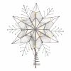 Flash Sale 🔔 Christmas Tree Toppers Kurt S. Adler 10 Light Capiz Star Snowflakes Tree Topper 🛒 -Christmas Ornaments Shop masterKSA2844