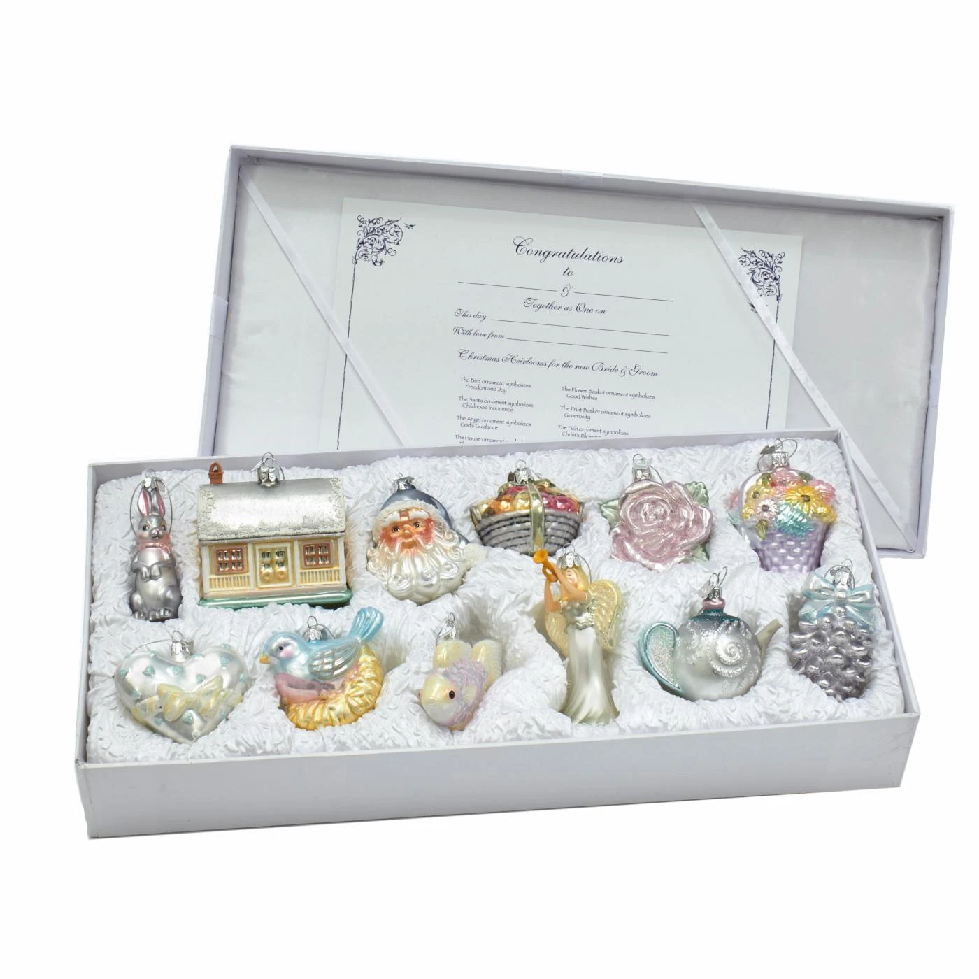 Outlet 😀 Multicolored Ornaments Kurt Adler Noble Gems Newlyweds Glass Tree Ornaments - Set Of 12 🎁 3 Outlet 😀 Multicolored Ornaments Kurt Adler Noble Gems Newlyweds Glass Tree Ornaments - Set Of 12 🎁