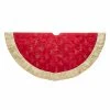 Budget 🌟 Christmas Tree Skirts & Collars Kurt Adler 60 In. Red And Gold Ornament Tree ✨ Skirt ⌛ -Christmas Ornaments Shop masterKSA3160