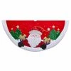 Top 10 🛒 Christmas Tree Skirts & Collars Kurt Adler 48 In. Red And White Applique Santa Tree Skirt ❤️ -Christmas Ornaments Shop masterKSA3162