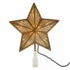 Deals ✔️ Kurt S. Adler, Inc. 😍 Christmas Tree Toppers Kurt Adler 10-Inch Gold And Iridescent Lighted Star Tree Topper 👏 -Christmas Ornaments Shop masterKSA3351