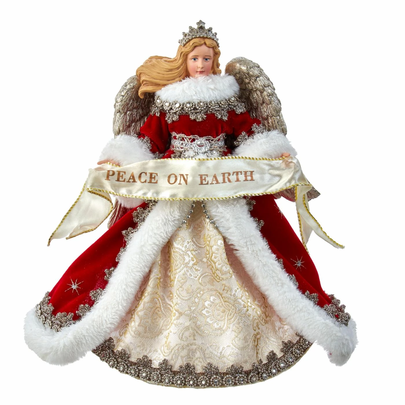 Flash Sale ๐ Kurt S. Adler, Inc. Christmas Tree Toppers Kurt Adler 10-Inch Fabriché Regal Red Angel Treetop โค๏ธ 3 Flash Sale ๐ Kurt S. Adler, Inc. Christmas Tree Toppers Kurt Adler 10-Inch Fabriché Regal Red Angel Treetop โค๏ธ
