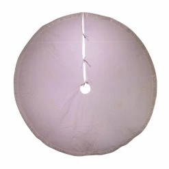 New ⌛ Kurt S. Adler, Inc. ❄ Christmas Tree 🥰 Skirts & Collars Kurt Adler 72-Inch Ivory Fabric And Glitter Chenille Snowflake Treeskirt 😀