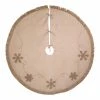 Promo 🔔 Kurt S. Adler, Inc. Christmas Tree Skirts & Collars Kurt Adler 54-Inch Jute With Macrame Snowflake Tree Skirt 🧨 -Christmas Ornaments Shop masterKSA3379