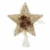 Buy 👍 Kurt S. Adler, Inc. ❄ Christmas Tree Toppers Kurt Adler 12-Inch Metal And Natural ❄ Christmas Tree Topper ⭐ -Christmas Ornaments Shop masterKSA3624