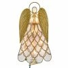 Outlet ✨ Kurt S. Adler, Inc. ❄ Christmas Tree Toppers Kurt Adler 10-Inch UL 10-Light Capiz Angel Lighted Tree Topper ⌛