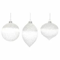 New ❤️ White Ornaments Melrose 6 Piece Winter Solstice Ornament Set ✔️