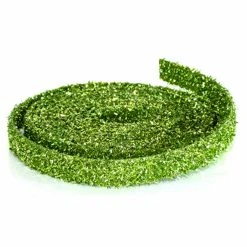 New ⌛ Christmas Bows & Ribbons Melrose Snowbirds Glitter Rope - 12 Rolls 🥰