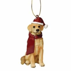 Deals ✔️ Multicolored Ornaments Design Toscano Golden Retriever Holiday 🌟 Dog Ornament 🌟