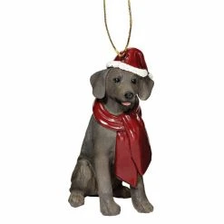 Cheapest ⌛ Multicolored Ornaments Design Toscano Weimaraner Holiday Dog Ornament 💯