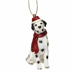 Discount 🔥 Multicolored Ornaments Design Toscano Dalmatian Holiday Dog Ornament 👏