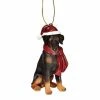 New ⌛ Multicolored Ornaments Design Toscano Doberman Holiday 🛒 Dog Ornament 🛒 -Christmas Ornaments Shop masterTOSC1961