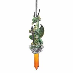 Deals ⌛ Multicolored Ornaments Design Toscano Cicles The Gothic Dragon Holiday Ornament 🛒