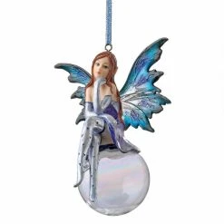 Cheapest ❤️ Multicolored Ornaments Design Toscano The Snow Fairy Goddess Holiday Ornament ❤️